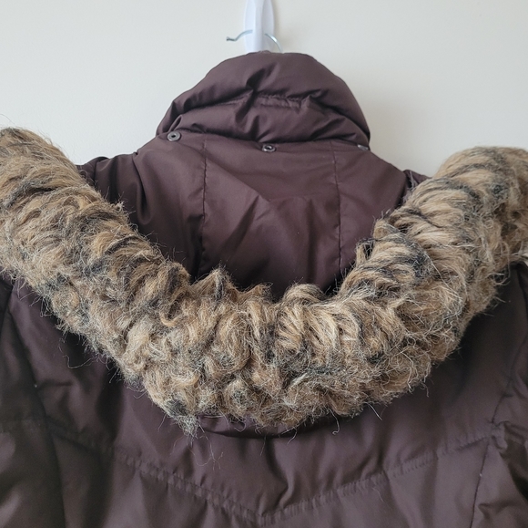 ESPRIT Down Filled Quilted Brown Winter Coat Size 0 - Picture 5 of 7